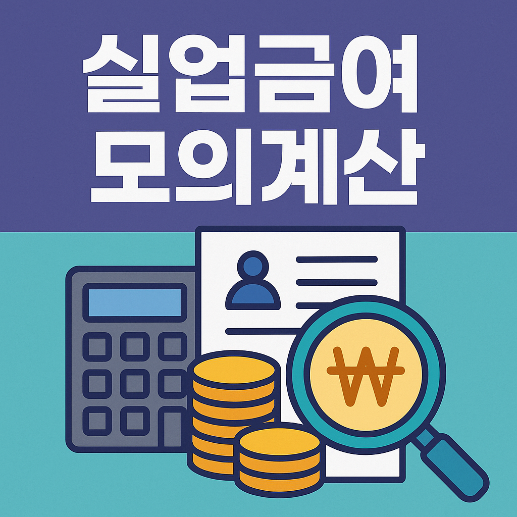 실업급여 모의계산