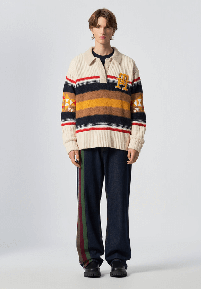 타미힐피거 니트