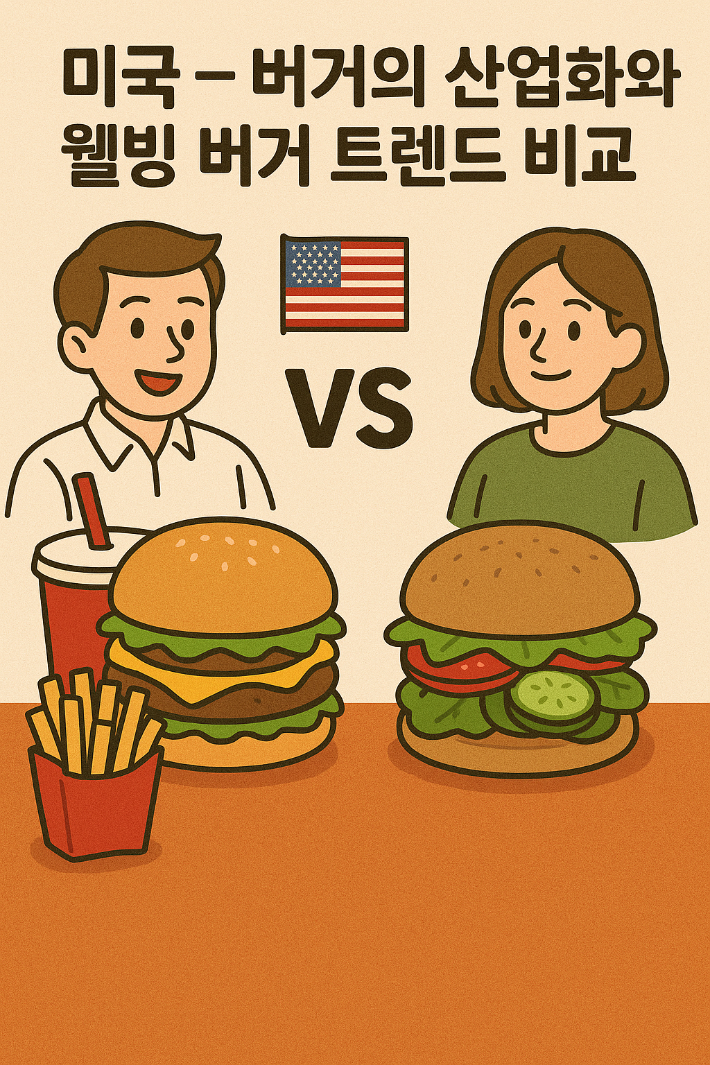 미국 버거 문화의 변화, 산업화 시대의 버거부터 웰빙 버거 트렌드까지