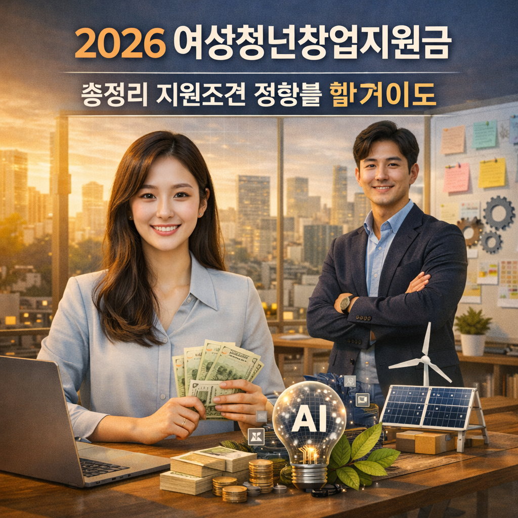 2026 여성청년창업지원금 총정리 지원조건 경쟁률 합격전략 가이드