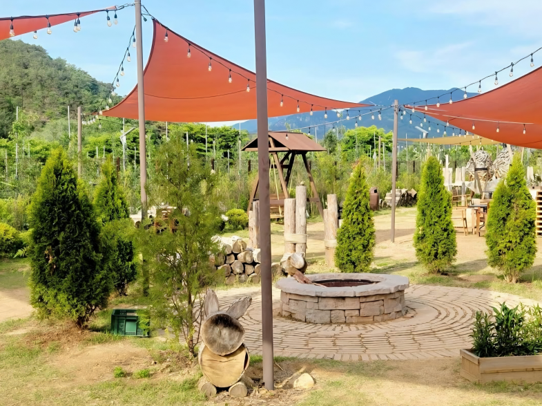 청송 소노벨 야외놀이터 모습