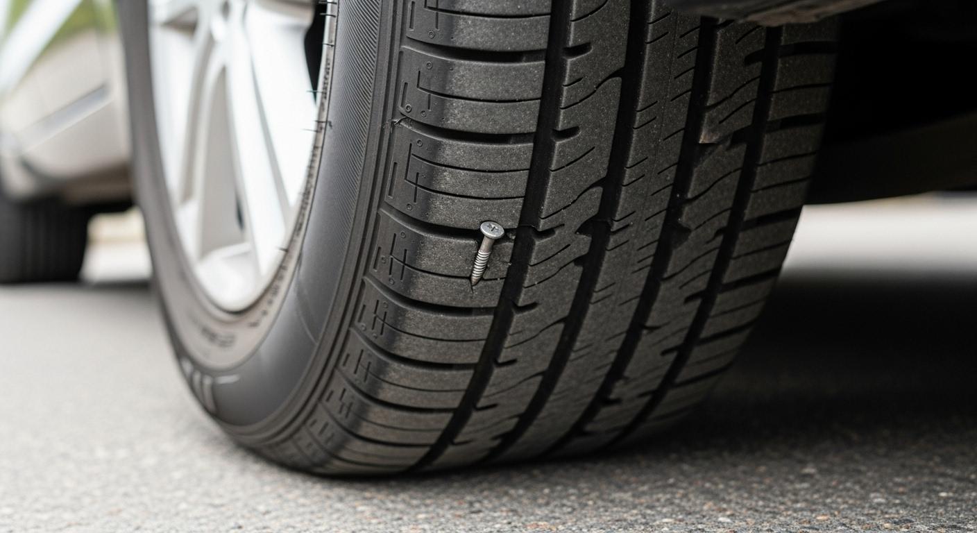 자동차 타이어 실펑크