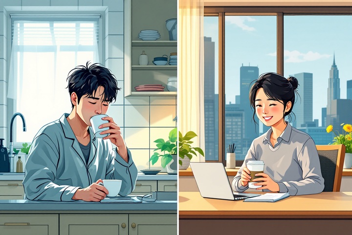 모닝 커피