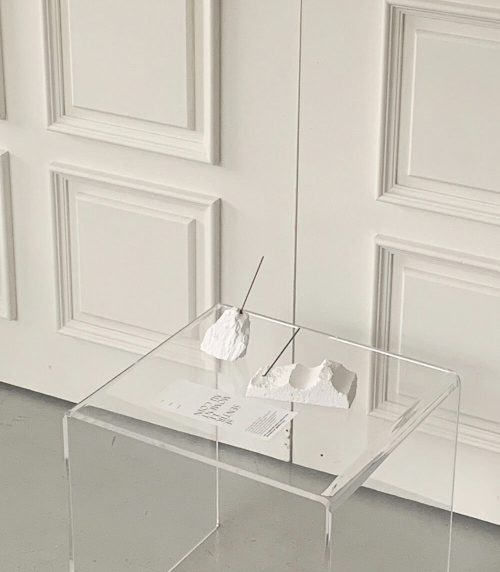 거친 절벽 느낌 인센스 홀더