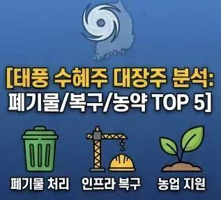 2026 태풍 수혜주 TOP5 지금 안 보면 놓칩니다 관련사진
