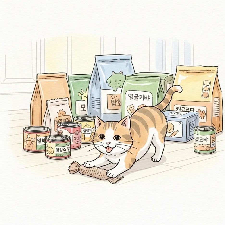 행복하게 놀고 있는 건강한 반려동물