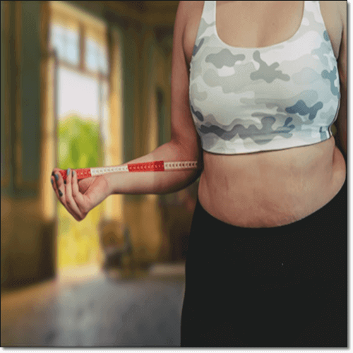 다이어트 중인 비만 여성