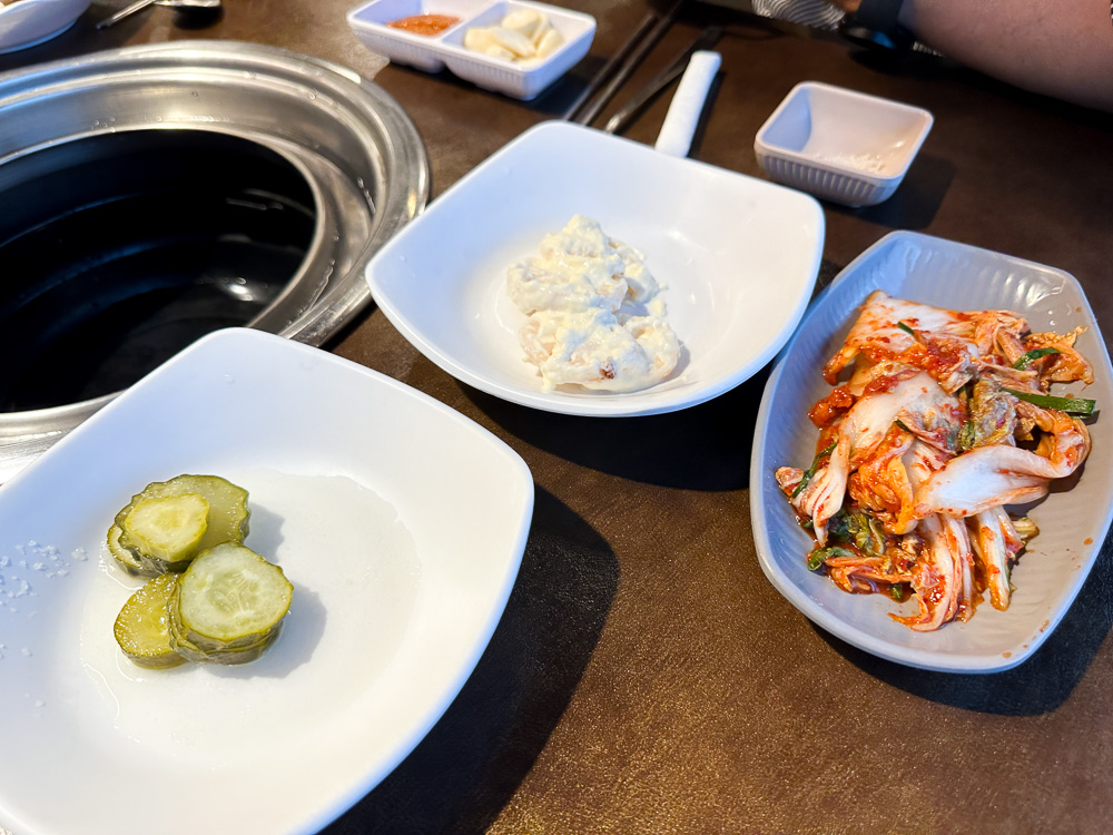 공주 한우집 반찬