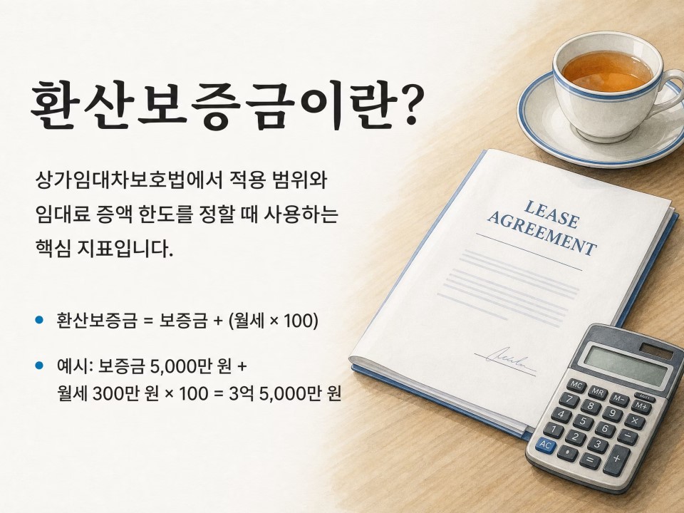 2환산보증금이란