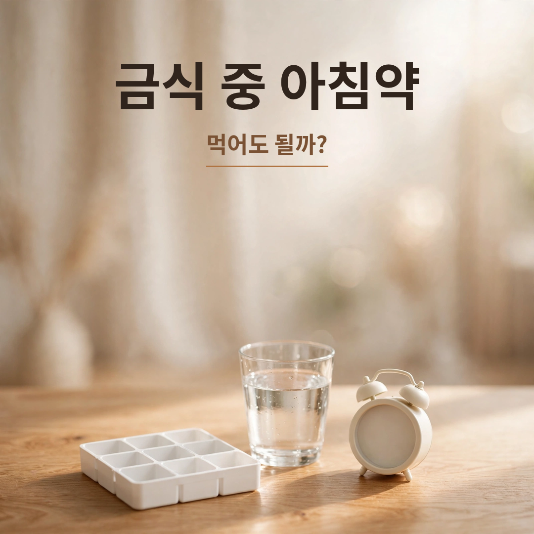 복부초음파 금식 중 아침약 복용 썸네일 이미지