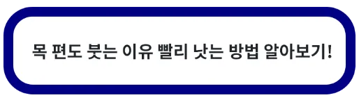 목 편도 붓는 이유