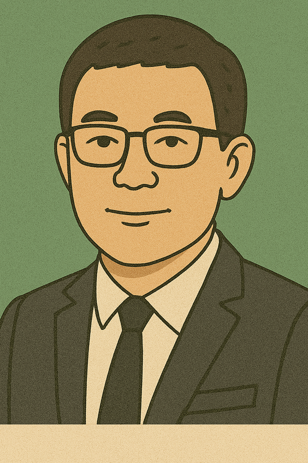 저우 쇼우즈의 얼굴 그림