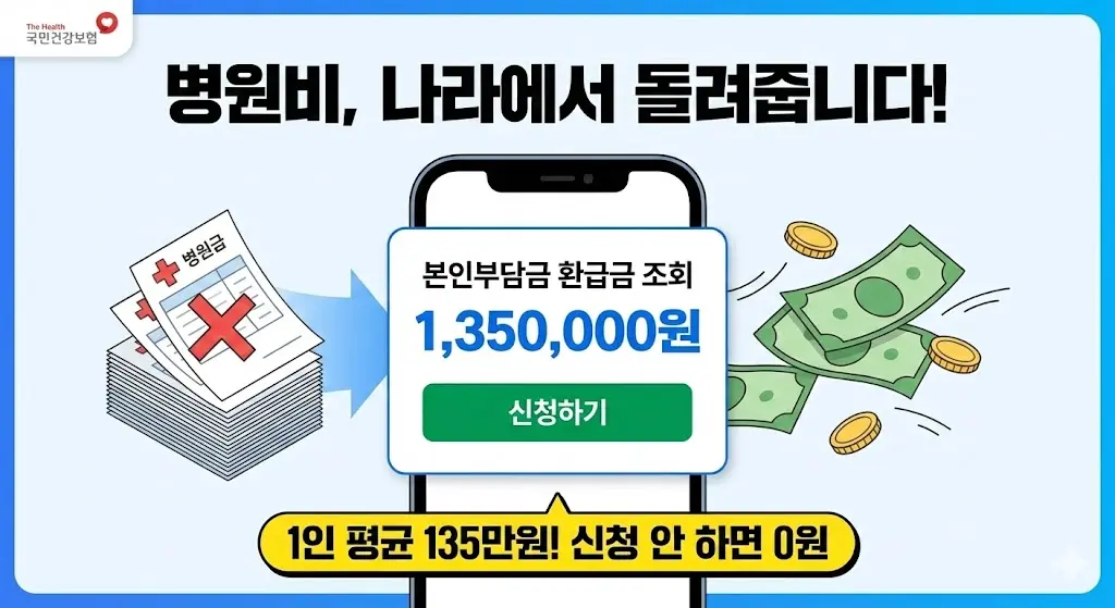 건강보험료 본인부담상한제 환급금 알아보기