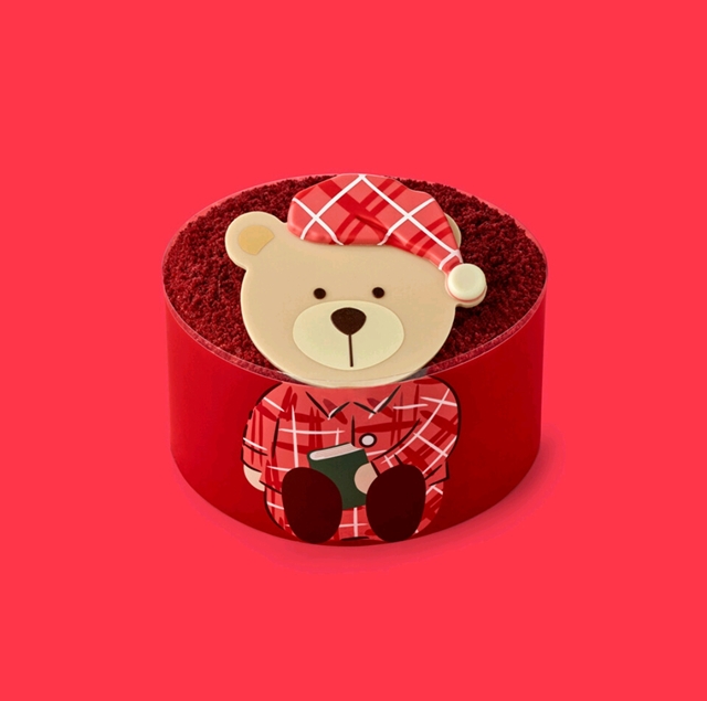 산타 벨벳 치즈 케이크