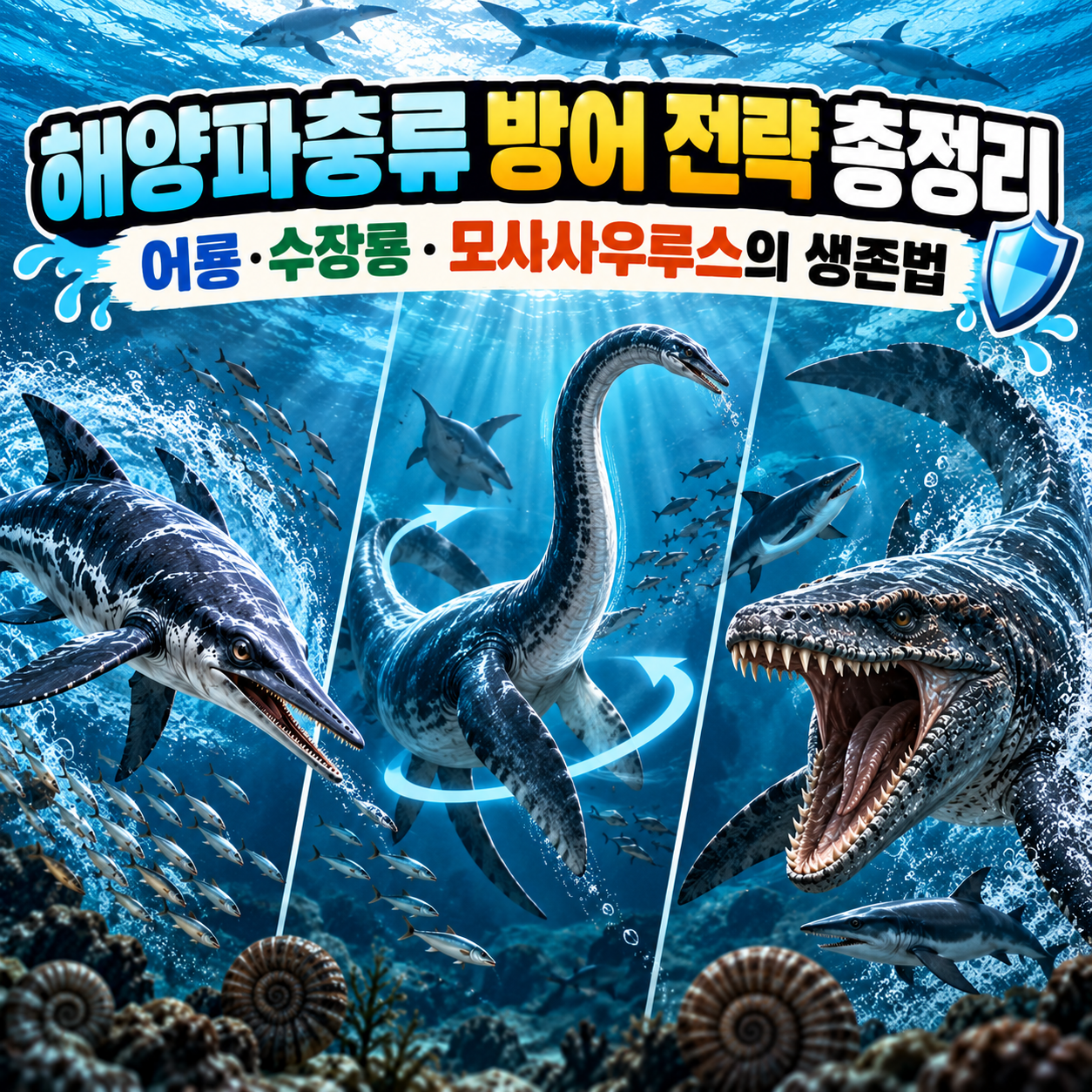 해양파충류 방어