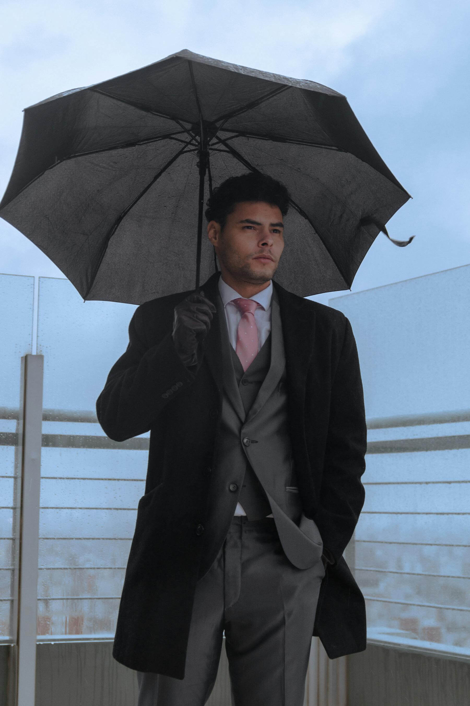 남자 양우산 3단자동우산 초경량 양우산