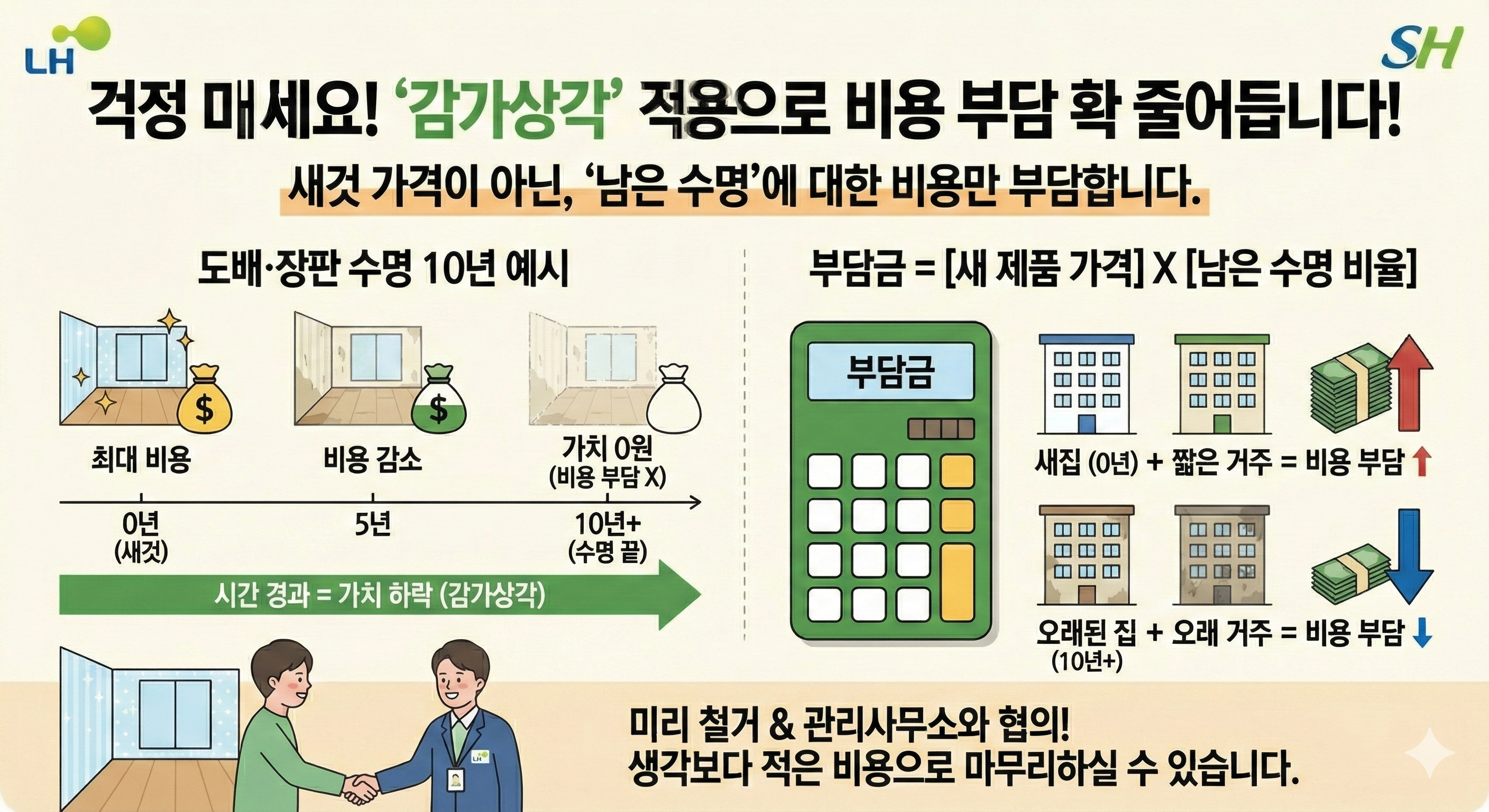 감가상각 적용으로 비용부담이 줄어듬