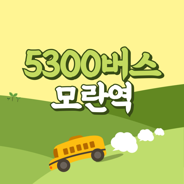 모란역에서 인천공항 리무진 공항버스(5300번) 썸네일