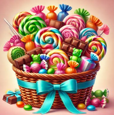 사탕바구니 이미지