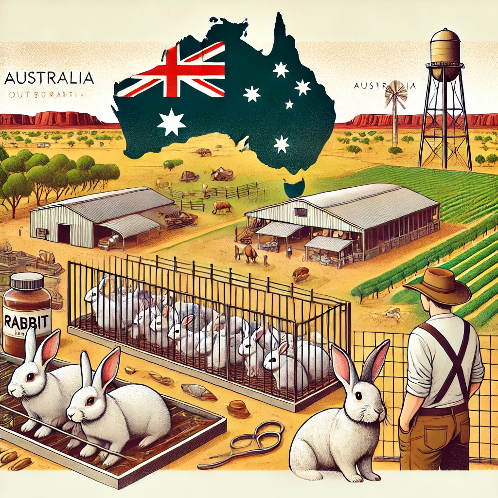 호주의 토끼 사육
