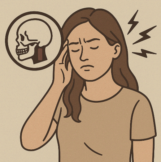 턱관절이 만성 두통의 원인일 수 있는 이유 관련 사진