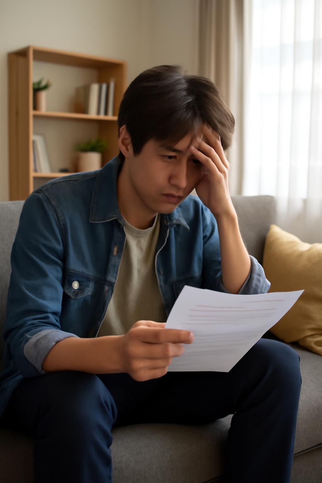 대학생 비상금 대출 부결