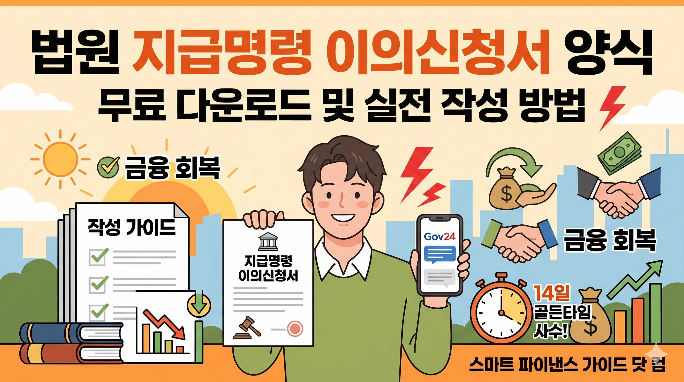 지급명령 이의신청서 양식 무료 다운로드, 14일 이내 대위변제 강제집행 방어 및 이의신청서 답변서 작성 방법 완벽 정리