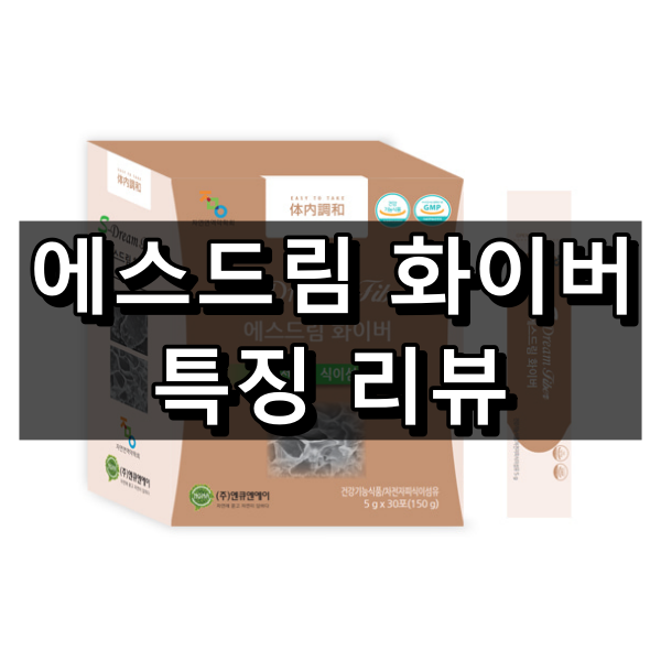 에스드림 화이버 특징 리뷰