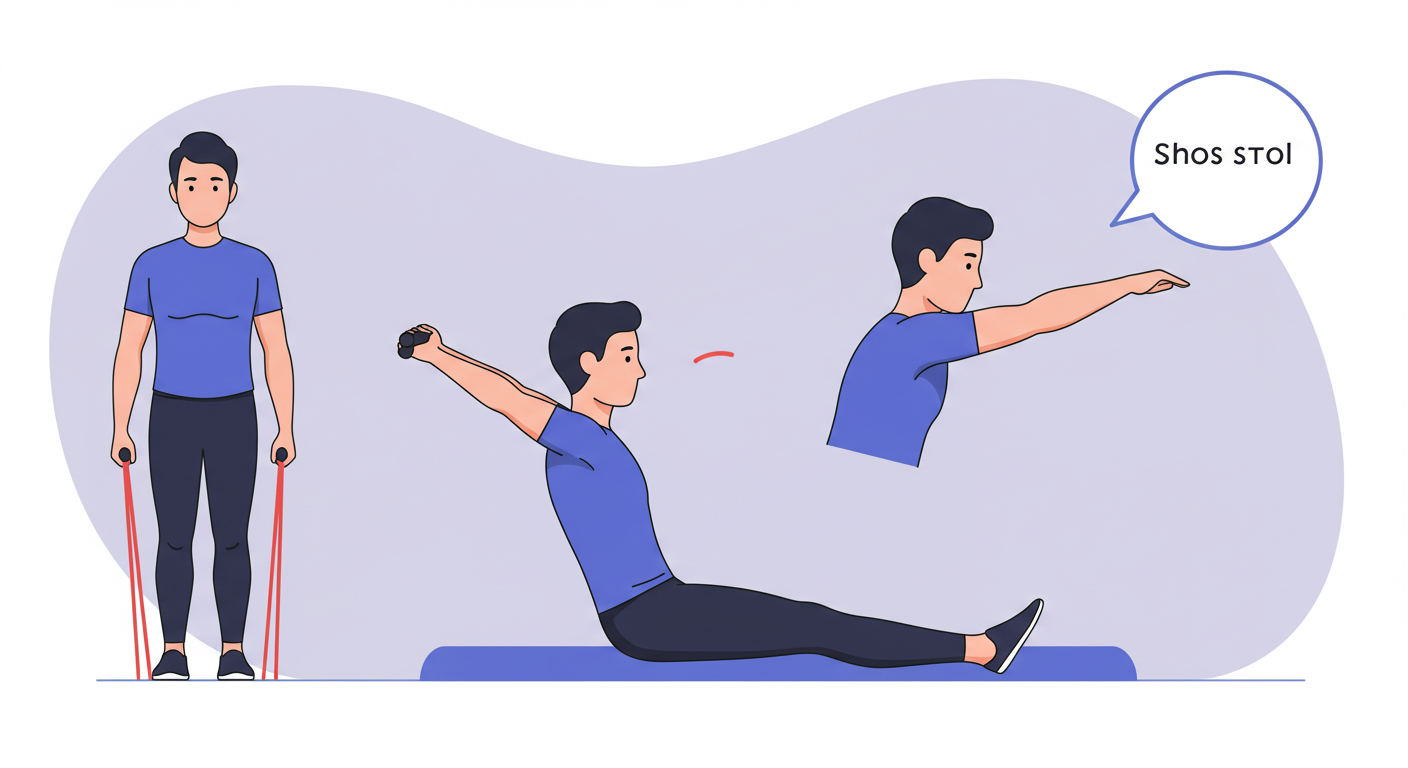 어깨 스트레칭, 회전근개 강화