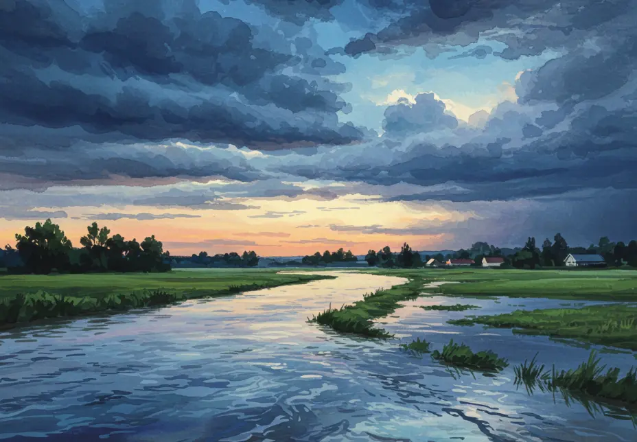 강이 넘치는 꿈 해몽