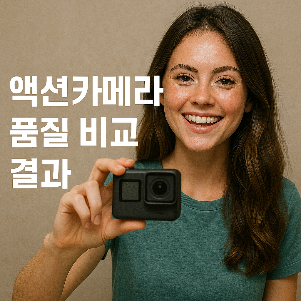 액션카메라 품질비교