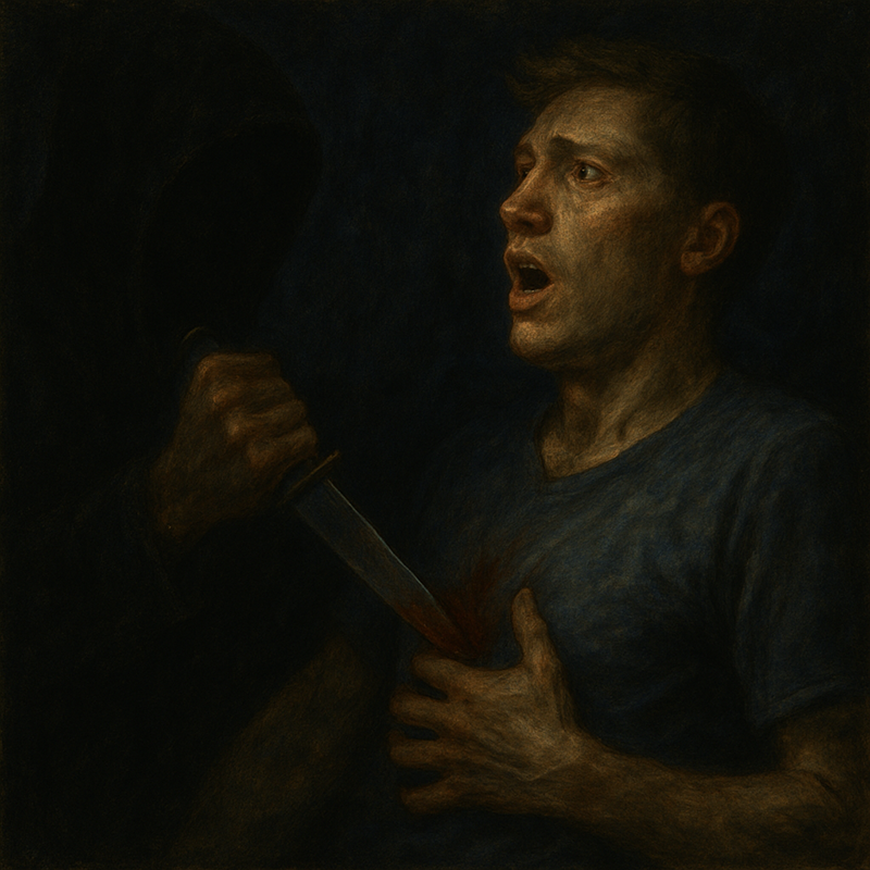 칼에 찔리는 꿈