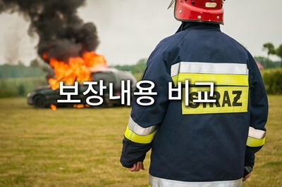 차량-불-소방관