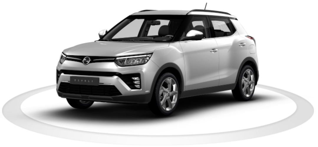 티볼리 색상코드 - 사일런트 실버(색상코드 : SAI)