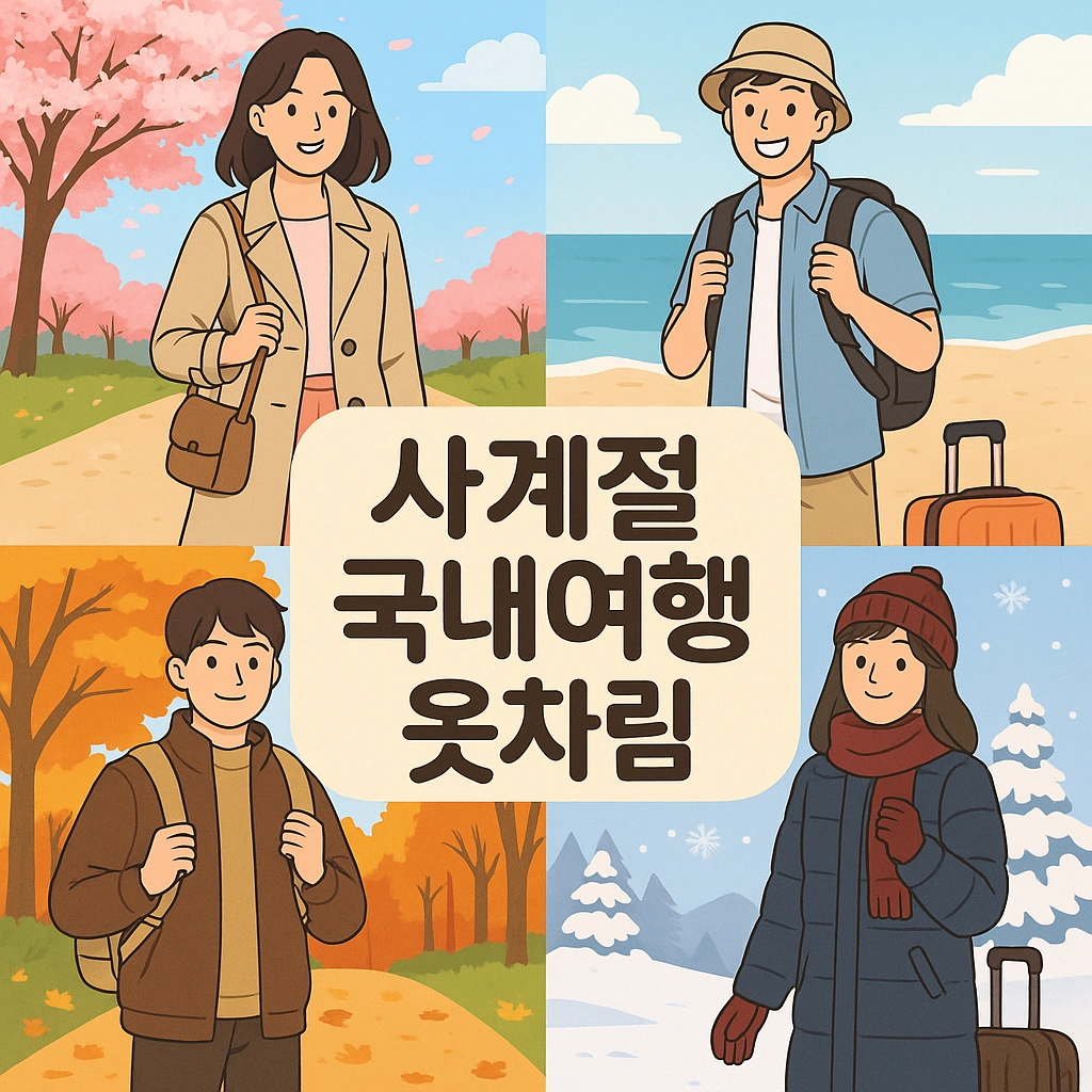 사계절 국내여행 옷차림, 이것만 보면 끝!