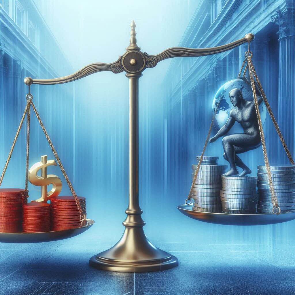 a balance between economic growth and price stability