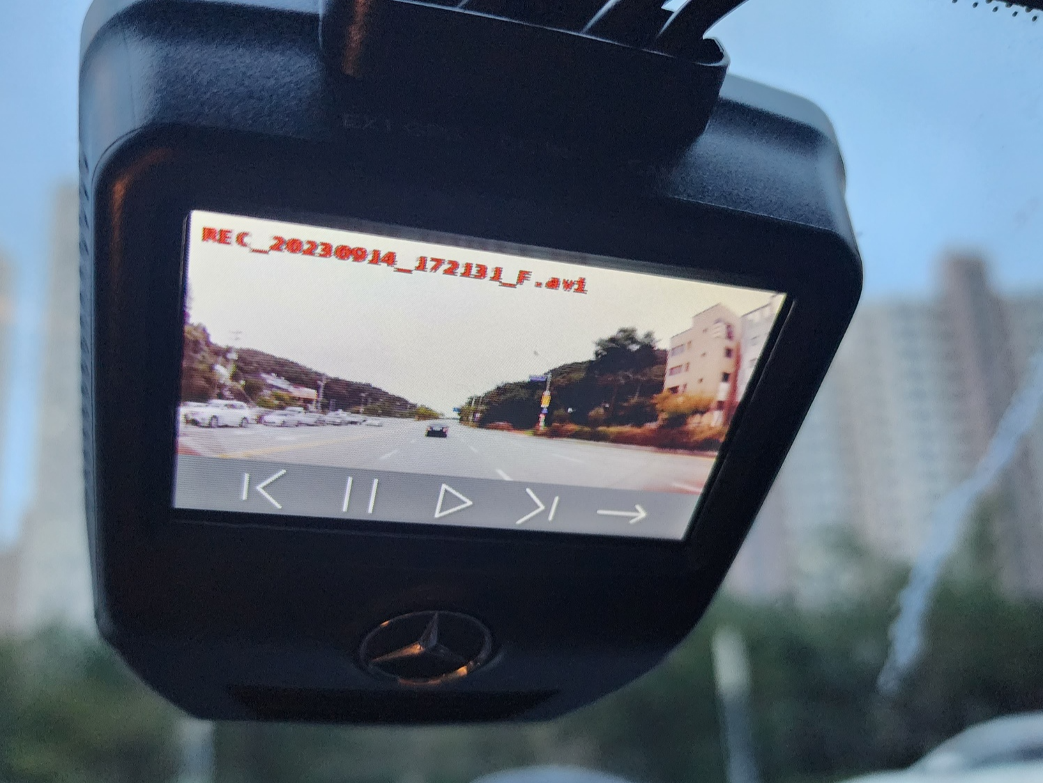 블랙박스 켰을때