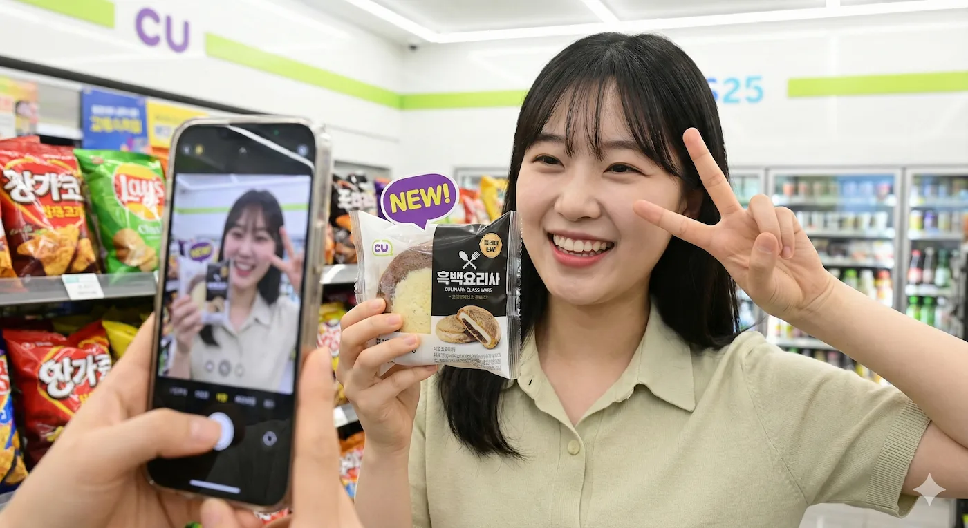 흑백요리사 간식을 득템 성공 인증샷