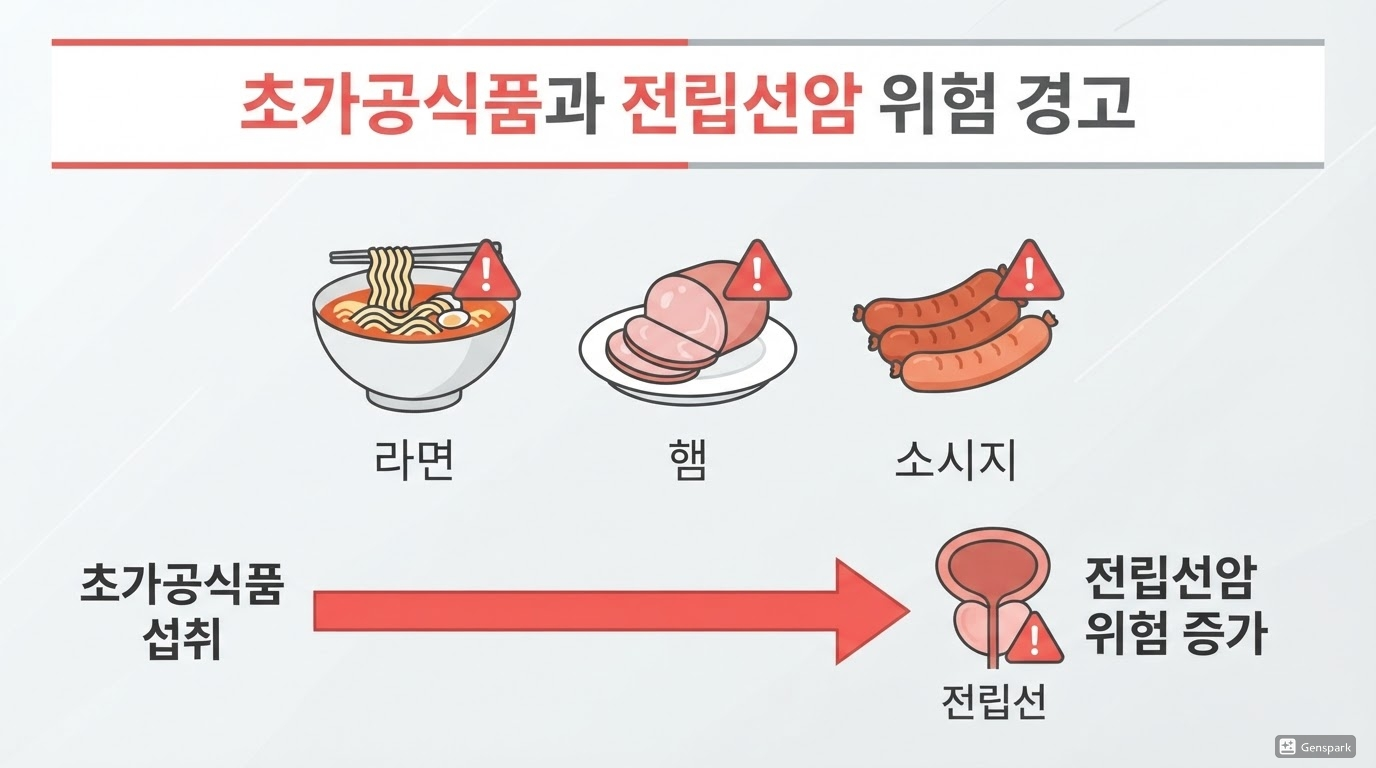 전립선암 유발한다? 남자들이 피해야 할 ‘최악의 식품’ 초가공식품