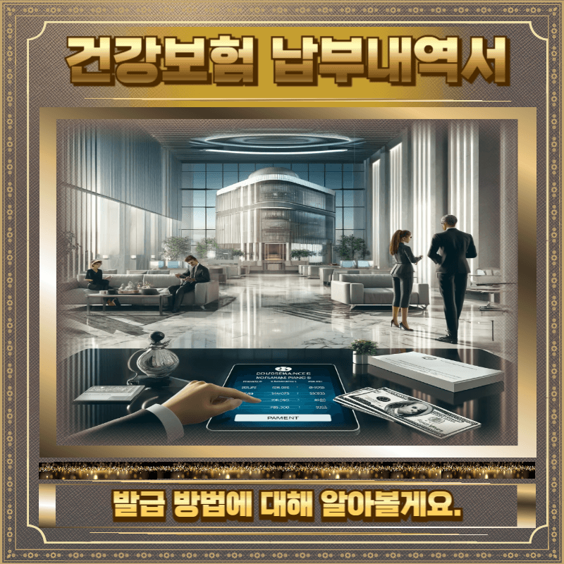 건강보험 납부내역서