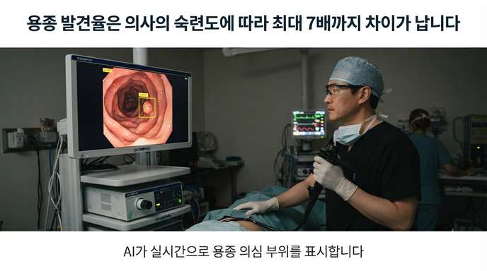 AI 대장내시경 용종 감지