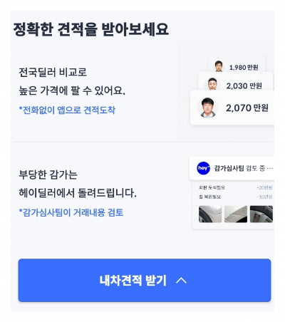 헤이딜러를 활용한 차량 시세 조회 방법 추천