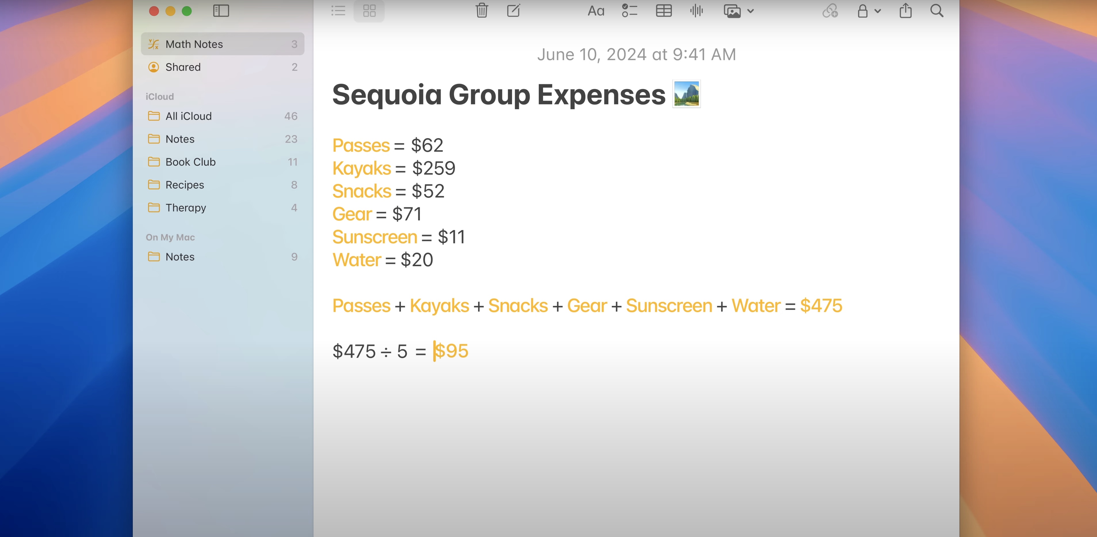 MacOS Sequoia Mate Note