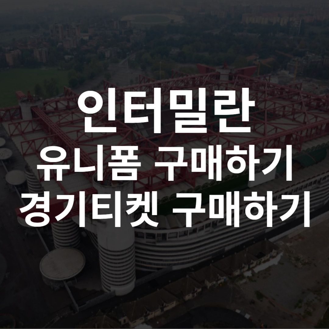 인터밀란 유니폼 레트로 엠블럼 티켓 구매하기