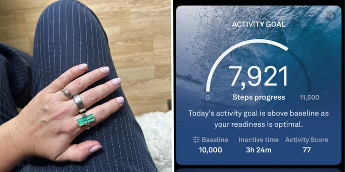Oura App - 직관적인 건강 데이터 대시보드