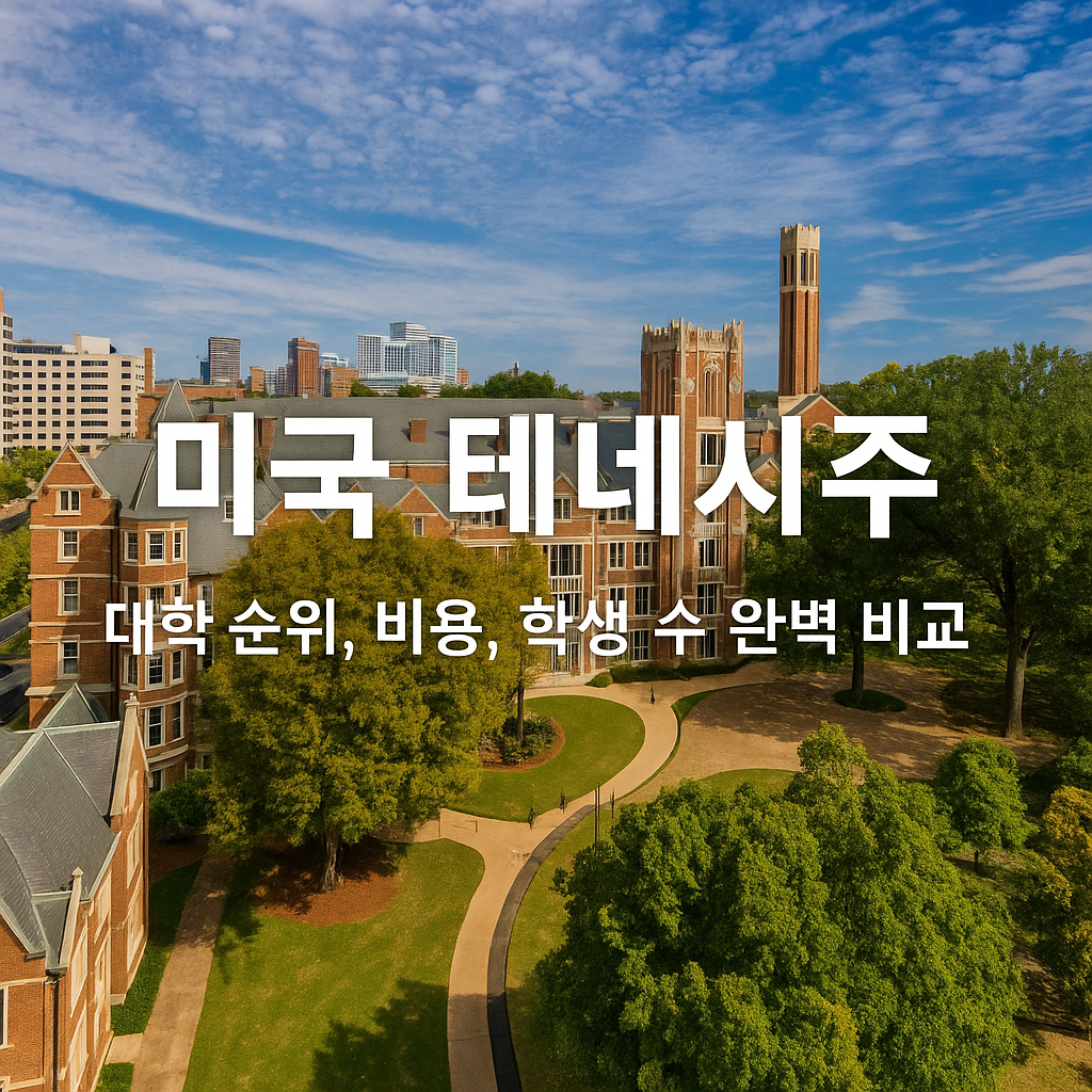 미국 대학 순위-테네시주 대학 순위, 비용, 학생 수 완벽 비교 이미지