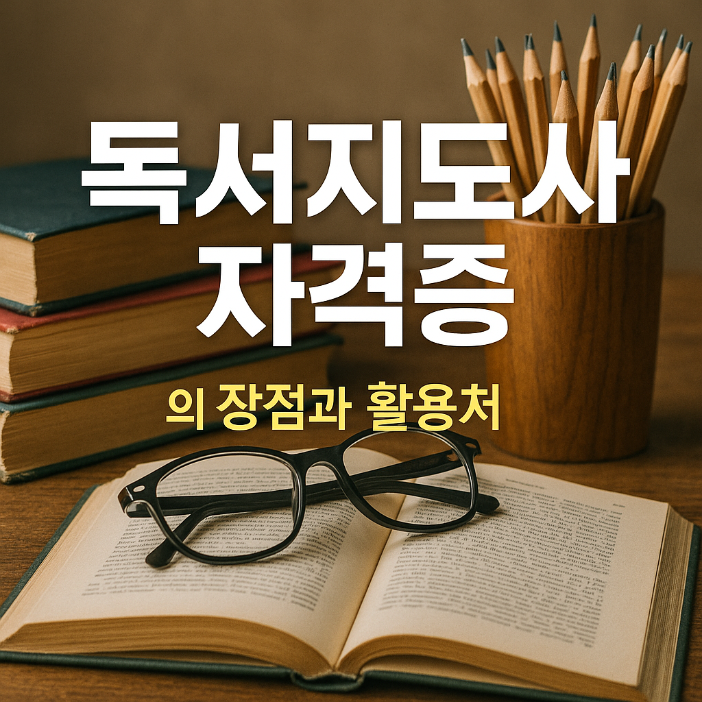독서지도사 자격증의 장점과 활용처