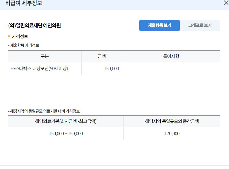 대상포진 예방접종 비용 확인하기