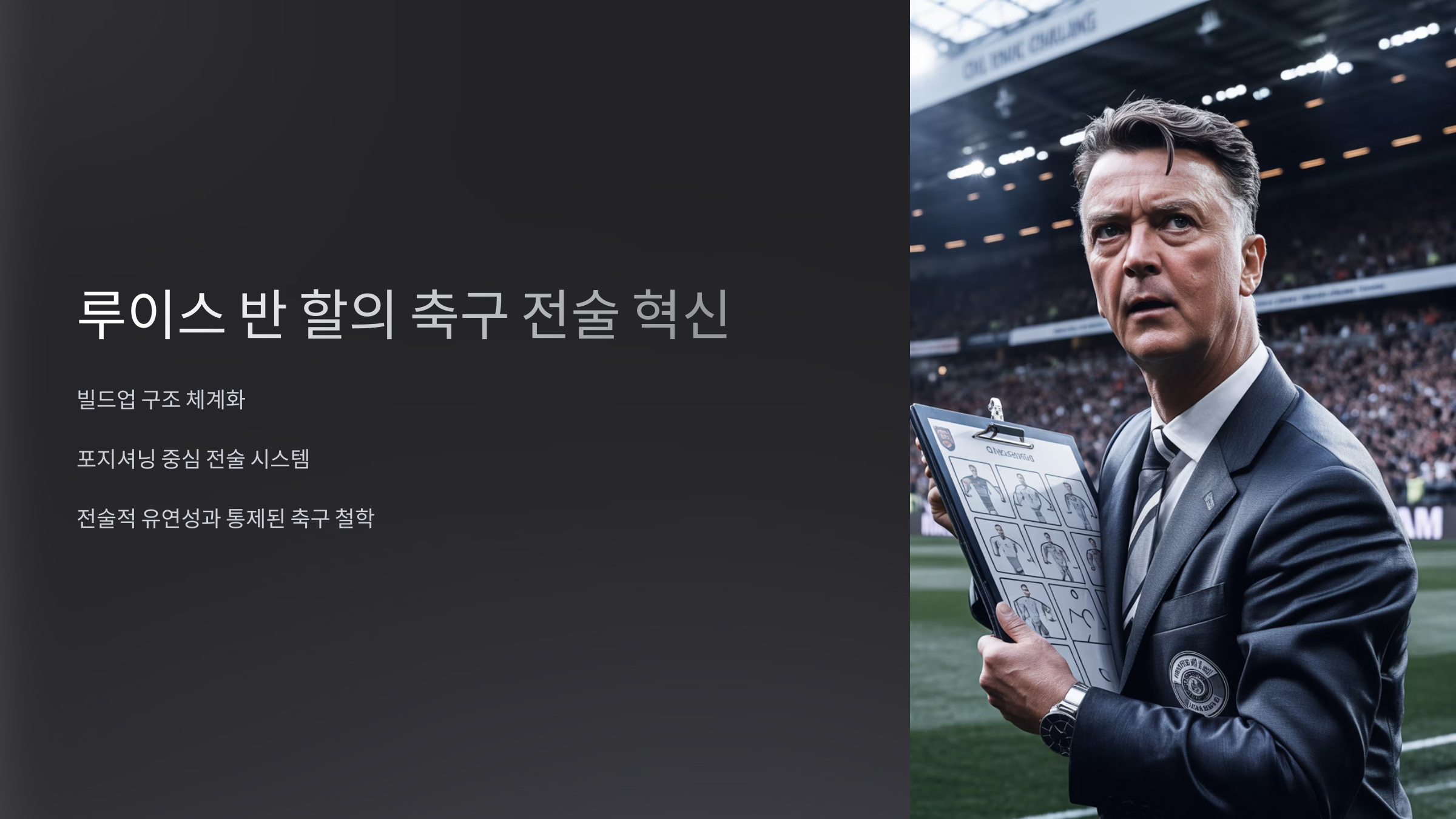 루이스 반할의 빌드업 축구
