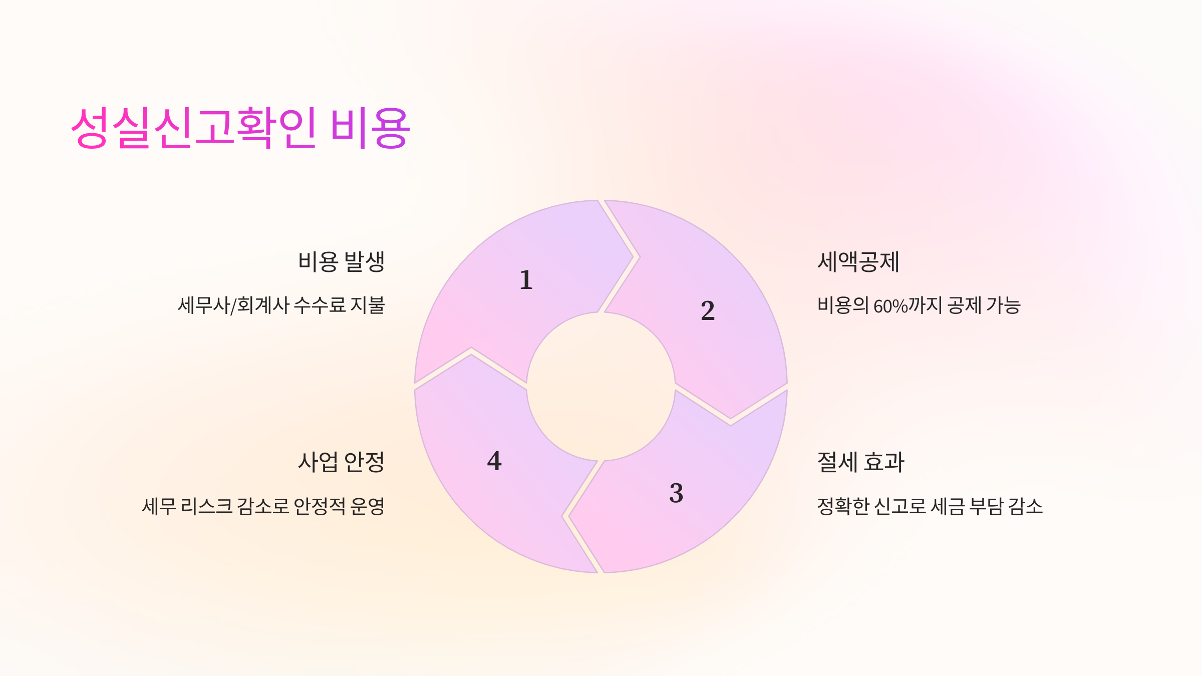 성실신고-비용